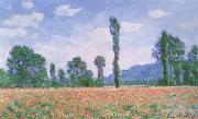 Claude Monet Poppy Field at Giverny oil painting